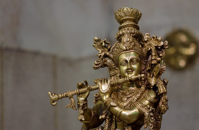 Goddess idol installed at Grandthm for Navratri